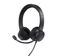 Trust Micro-casque HS-260 sur-oreille filaire USB-A noir