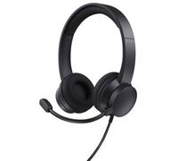 Trust Micro-casque HS-260 sur-oreille filaire USB-A noir