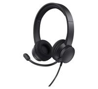 Trust HS-260 Micro-casque supra-auriculaire filaire Stereo noir ordinateur
