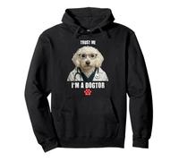 Trust I'm A Dogtor Drôle Caniche Maltais vétérinaire Chirurgien Sweat à Capuche