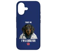 Trust I'm A Dogtor Funny Wiener Dog Teckel Chirurgien Coque pour iPhone 17