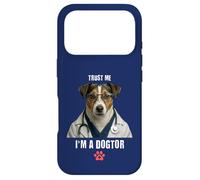 Trust I'm A Dogtor Jack Russel vétérinaire Chirurgien Coque pour iPhone 17 Pro