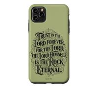 Trust in The Lord Forever | Ésaïe 26:4 Empowering Bible Coque pour iPhone 11 Pro Max