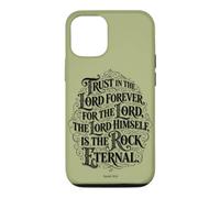 Trust in The Lord Forever | Ésaïe 26:4 Empowering Bible Coque pour iPhone 12/12 Pro
