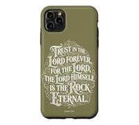 Trust in The Lord Forever | Isaiah 26:4 Typographie biblique Coque pour iPhone 11 Pro Max
