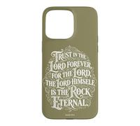 Trust in The Lord Forever | Isaiah 26:4 Typographie biblique Coque pour iPhone 15 Pro Max