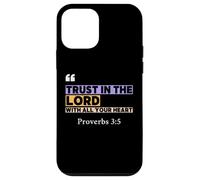 Trust in the Lord - Proverbes 3:5 Design rétro avec verset biblique Coque pour iPhone 12 mini