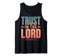 Trust in The Lord Proverbs 3:5 Verse biblique chrétienne Débardeur