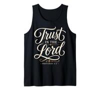 Trust in The Lord Proverbs 3:5 Verse biblique Débardeur