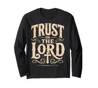 Trust in The Lord Proverbs 3:5 Verse biblique Manche Longue