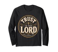 Trust in The Lord Proverbs 3:5 Verse biblique Manche Longue
