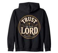 Trust in The Lord Proverbs 3:5 Verse biblique Sweat à Capuche