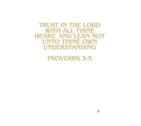Trust In the Lord With All Thine Heart; And Lean Not Unto Thine Own Understanding Proverbs 3:5: Inspirational Bible Verse Notebook - Perfect for Prayer, Gratitude, Reflections & Faith Journaling