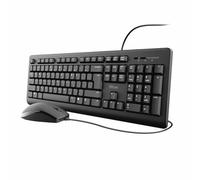 Trust International 23974 Clavier, Noir, USB, QWERTY, Anglais