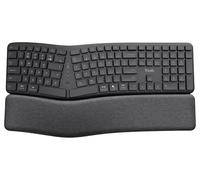 Trust Keyra Ergo Wireless Multi Keyboard DE Bluetooth®, clavier ergonomique allemand, QWER