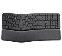 Trust Keyra ERGO Wireless Multi Keyboard DE Bluetooth, sans fil Clavier ergonomique allemand, QWERTZ noir