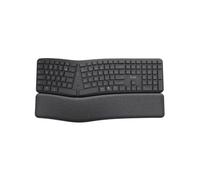 Trust Keyra tastiera Casa/ufficio RF senza fili + Bluetooth QWERTY Inglese Nero (Trust Keyra Ergonomic Multidevice Wireless Keyboard Black 25707) - Versione UK