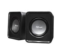Trust Leto Enceinte PC USB 2.0 Compacte pour PC et Ordinateur Portable (6 Watt) - Noir
