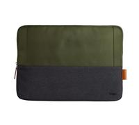 Trust Lisboa Housse Ordinateur Portable 16 Pouces, Sacoche PC, Vert | Pochette en Plastique Recyclé, Voyage Homme Femme Collège Loisir Affaire Travail Lenovo ASUS HP Dell Acer MacBook