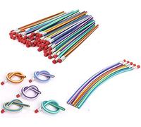 Trust-Lot De 30 Crayons Magiques Souples Et Flexibles Pour Enfants/École Bleu/Violet/Blanc/Rouge/Vert