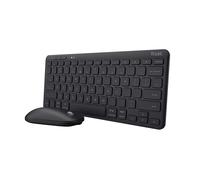 Trust Lyra clavier Souris incluse Bureau RF sans fil + Bluetooth AZERTY Français Noir