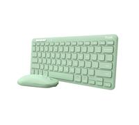 Trust Lyra clavier Souris incluse Universel RF sans fil + Bluetooth QWERTY Italien Vert