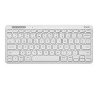 Trust Lyra Compact - Clavier - sans fil - 2.4 GHz, Bluetooth 5.0 - QWERTY - US - blanc - boîte G