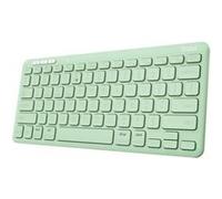 Trust Lyra Compact - Clavier - sans fil - 2.4 GHz, Bluetooth 5.0 - QWERTY - US - vert - boîte G
