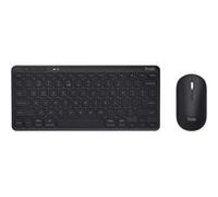 Trust Lyra - Ensemble clavier et souris - silencieux - sans fil - Bluetooth - noir G
