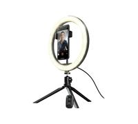 Trust Maku Ring Light Vlogging Kit - Éclairage annulaire - 1 têtes x 120 lampe - LED - 10 W - CC