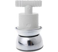 TRUST-Max-Tonsen Pomme de Douche d'hydromassage de Salle de Bain buse de Douche de Massage rotative à économie d'eau Argent 8.5x5cm