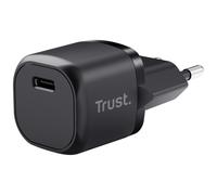 Maxo - Adaptateur secteur - ultra-petit - 20 Watt - 3 A - Power Delivery 3.0 + PPS (24 pin USB-C) - sur le câble : USB-C - noir