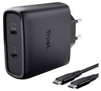 TRUST Trust Maxo Chargeur GaN USB-C 65W à 2 ports