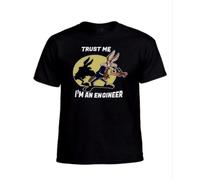 Trust Me I Am an Engineer Coyote Cart Men Women Unisex Baseball T Shirt