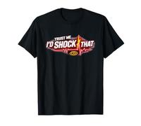 Trust Me I'd Shock That Funny EMT Nurse Paramedic ECG Design T-Shirt