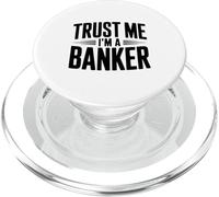Trust Me I'm a Banker Humour de Finance drôle PopSockets PopGrip pour MagSafe