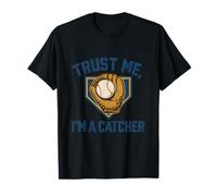 Trust Me Im A Catcher Fan de Baseball Fantaisie T-Shirt