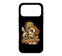 Trust Me, I'm a Dogtective! Chien détective Amusant Coque pour iPhone 17 Pro Max