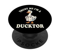 Trust Me I'm A Ducktor PopSockets PopGrip Adhésif