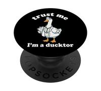 Trust Me I'm A Ducktor PopSockets PopGrip Adhésif
