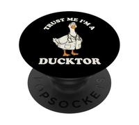 Trust Me I'm A Ducktor PopSockets PopGrip Adhésif