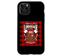 Trust Me I'm a Lumberjack Red Checked Pattern Design Graphic Coque pour iPhone 11 Pro