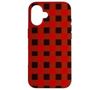 Trust Me I'm a Lumberjack Red Checked Pattern Design Graphic Coque pour iPhone 16