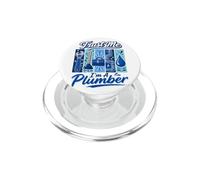 Trust Me I'm A Plumber Plomberie Sanitary Tradesman PopSockets PopGrip pour MagSafe