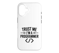 Trust Me I'm a Programmer Humour Tech Humoristique Coque pour iPhone 16