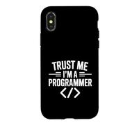 Trust Me I'm a Programmer Humour Tech Humoristique Coque pour iPhone X/XS