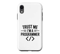 Trust Me I'm a Programmer Humour Tech Humoristique Coque pour iPhone XR