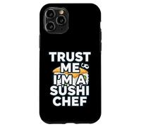 Trust Me Im A Sushi Chef Funny Japanese Food Cook Coque pour iPhone 11 Pro