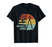 Trust Me I'm An Architect Boussole rétro vintage T-Shirt