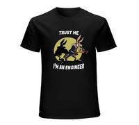 Trust Me I'm an Engineer T-Shirt Mens Unisex Black Tees M